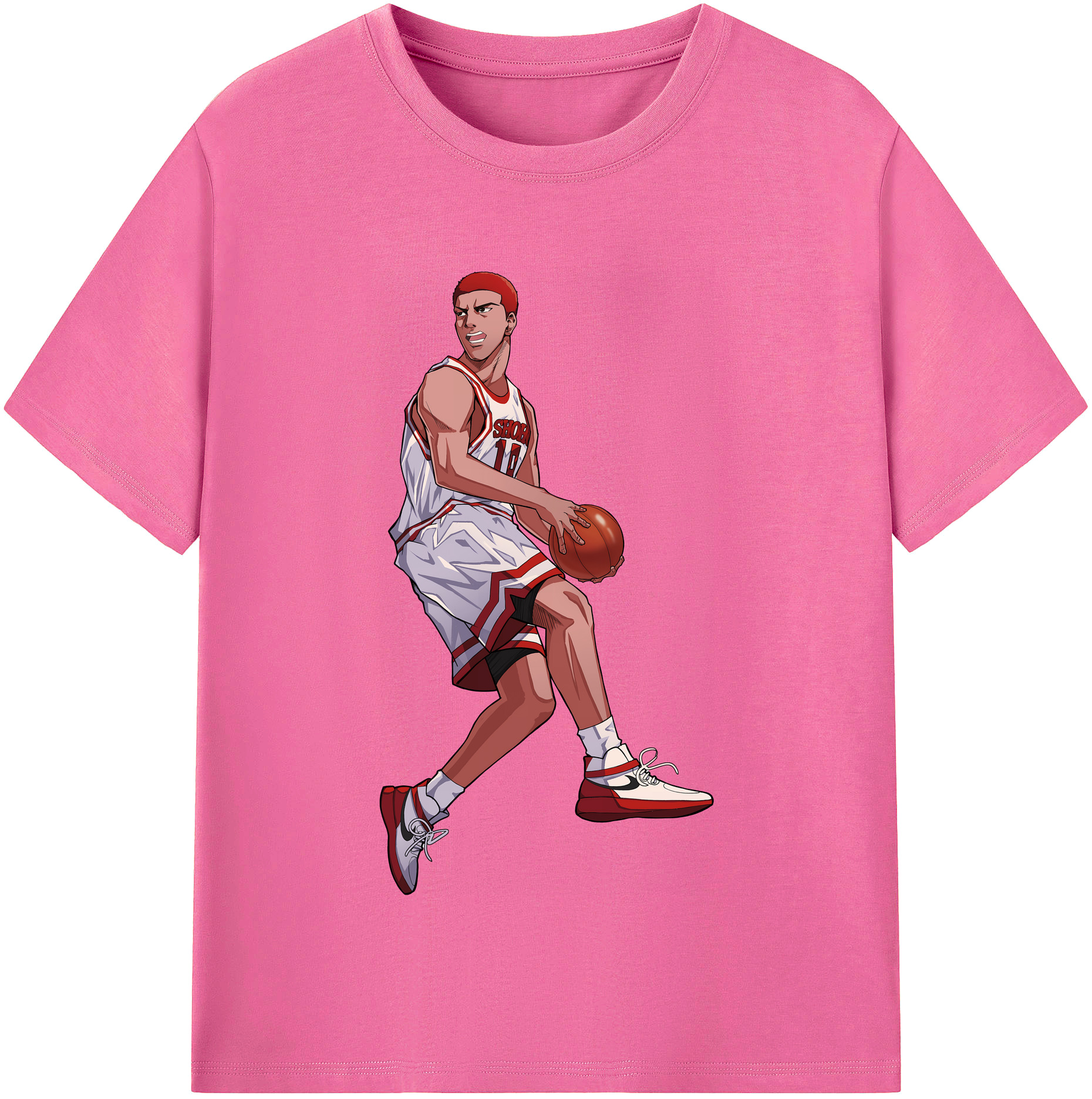 （画像用） SLAM DUNK／スラムダンク レディースカジュアルプリントTシャツ（綿100％）